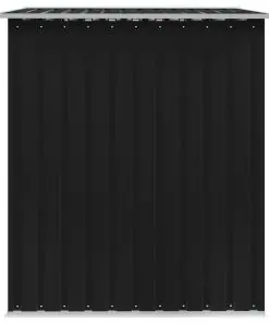 vidaXL Garden Storage Shed Anthracite Steel 257x205x178 cm