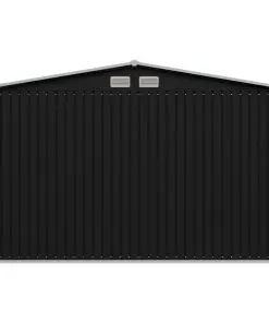 vidaXL Garden Storage Shed Anthracite Steel 257x205x178 cm