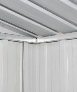 vidaXL Garden Storage Shed Brown 257x205x178 cm Steel