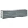 47044 vidaXL Garden Raised Bed Galvanised Steel 240x40x45 cm Grey 47044 vidaXL Garden Raised Bed Galvanised Steel 240x40x45 cm Grey