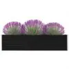 vidaXL Raised Garden Bed 320x40x77 cm Galvanised Steel Anthracite