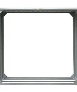 vidaXL Log Storage Shed Galvanised Steel 172x91x154 cm Green