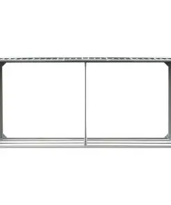 vidaXL Garden Log Storage Shed Galvanised Steel 330x92x153 cm Anthracite