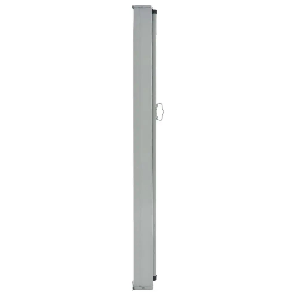 vidaXL Patio Retractable Side Awning 80×300 cm Black