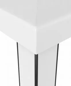 vidaXL Gazebo with Double Roof 3×6 m White