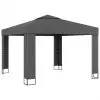 vidaXL Gazebo with Double Roof 3×3 m Anthracite