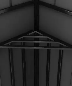 vidaXL Gazebo with Double Roof 3×3 m Anthracite