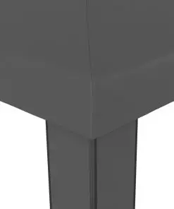 vidaXL Gazebo with Double Roof 3×3 m Anthracite
