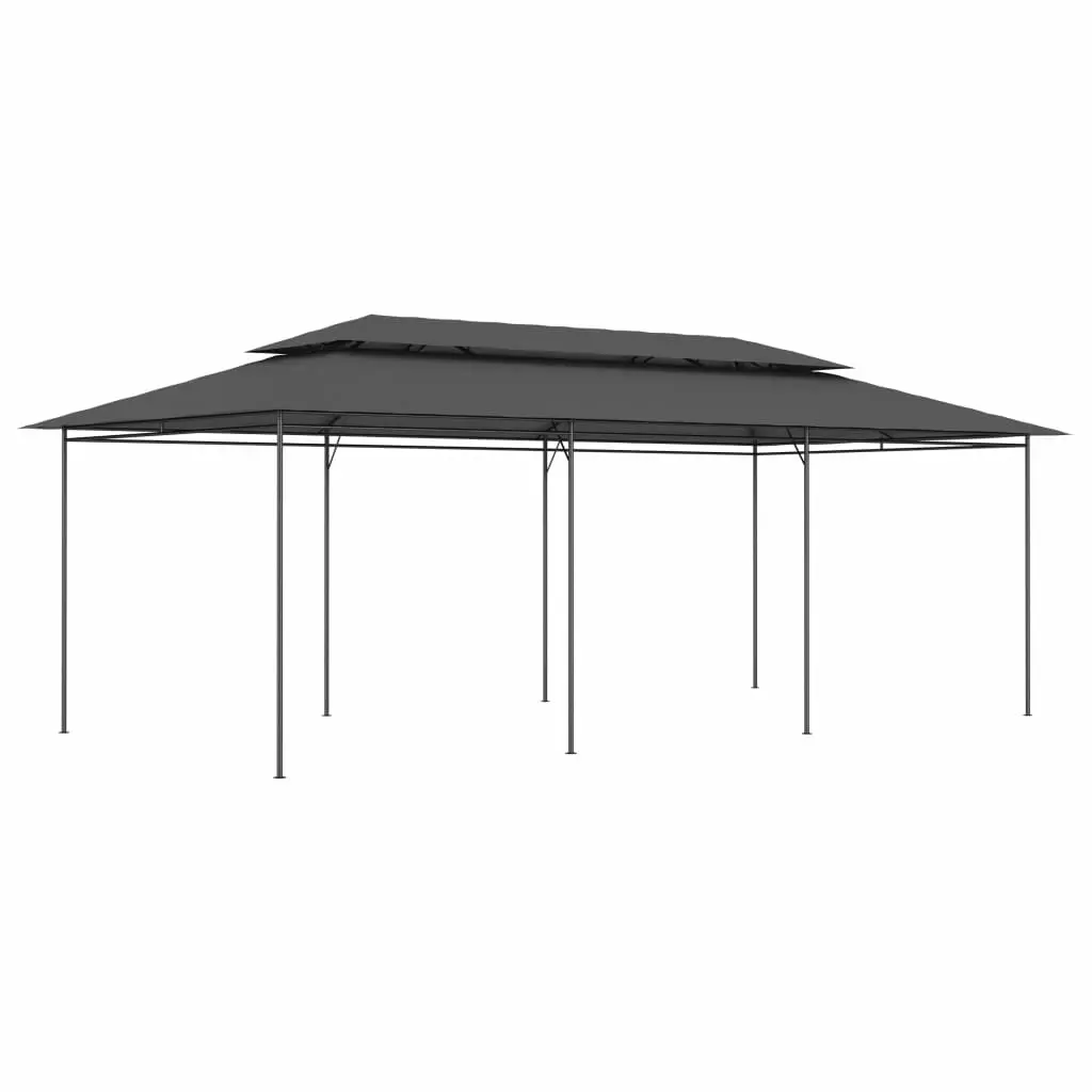 vidaXL Gazebo 600x298x270 cm Anthracite