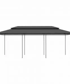 vidaXL Gazebo 600x298x270 cm Anthracite