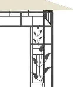 vidaXL Gazebo with Mosquito Net 6x3x2.73 m Cream