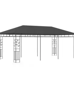 vidaXL Gazebo with Mosquito Net 6x3x2.73 m Anthracite