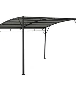vidaXL Garden Sunshade Awning 3x3x2.25 m Cream