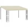 vidaXL Wall-mounted Gazebo 3×4 m Cream Fabric