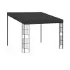 vidaXL Wall-mounted Gazebo 3×3 m Anthracite Fabric