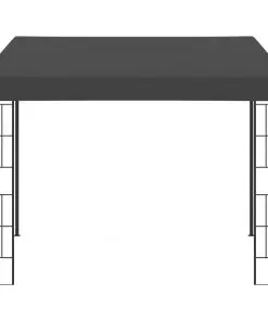 vidaXL Wall-mounted Gazebo 3×3 m Anthracite Fabric