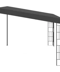 vidaXL Wall-mounted Gazebo 3×4 m Anthracite Fabric