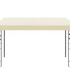 vidaXL Wall-mounted Gazebo 4x3x2.5 m Cream