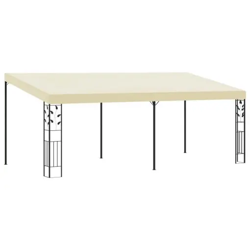 vidaXL Wall-mounted Gazebo 6x3x2.5 m Cream