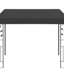 vidaXL Wall-mounted Gazebo 3x3x2.5 m Anthracite