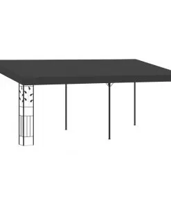 vidaXL Wall-mounted Gazebo 6x3x2.5 m Anthracite