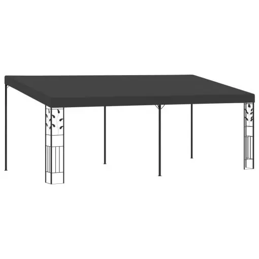 vidaXL Wall-mounted Gazebo 6x3x2.5 m Anthracite