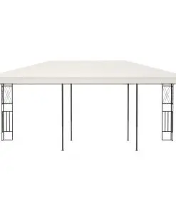vidaXL Gazebo 3×6 m Cream Fabric