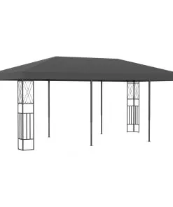 vidaXL Gazebo 3×6 m Anthracite Fabric