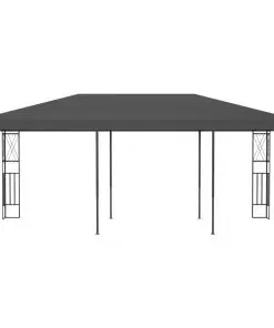 vidaXL Gazebo 3×6 m Anthracite Fabric