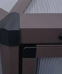 vidaXL Greenhouse Aluminium 240x211x232 cm