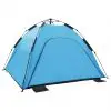 vidaXL Pop Up Beach Tent 220x220x160 cm Blue