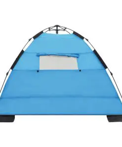 vidaXL Pop Up Beach Tent 220x220x160 cm Blue