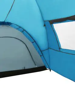vidaXL Camping Igloo Tent 650x240x190 cm 8 Person Blue