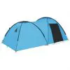 vidaXL Camping Igloo Tent 450x240x190 cm 4 Person Blue