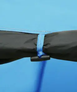 vidaXL Camping Igloo Tent 450x240x190 cm 4 Person Blue