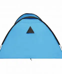 vidaXL Camping Igloo Tent 450x240x190 cm 4 Person Blue