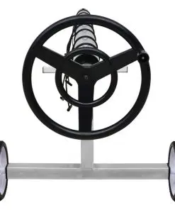 vidaXL Pool Cover Roller with Stainless Steel Base