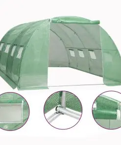 vidaXL Greenhouse 16 m² 4x4x2 m