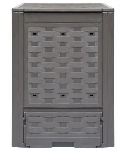 vidaXL Garden Composters 3 pcs Brown 60x60x83 cm 900 L