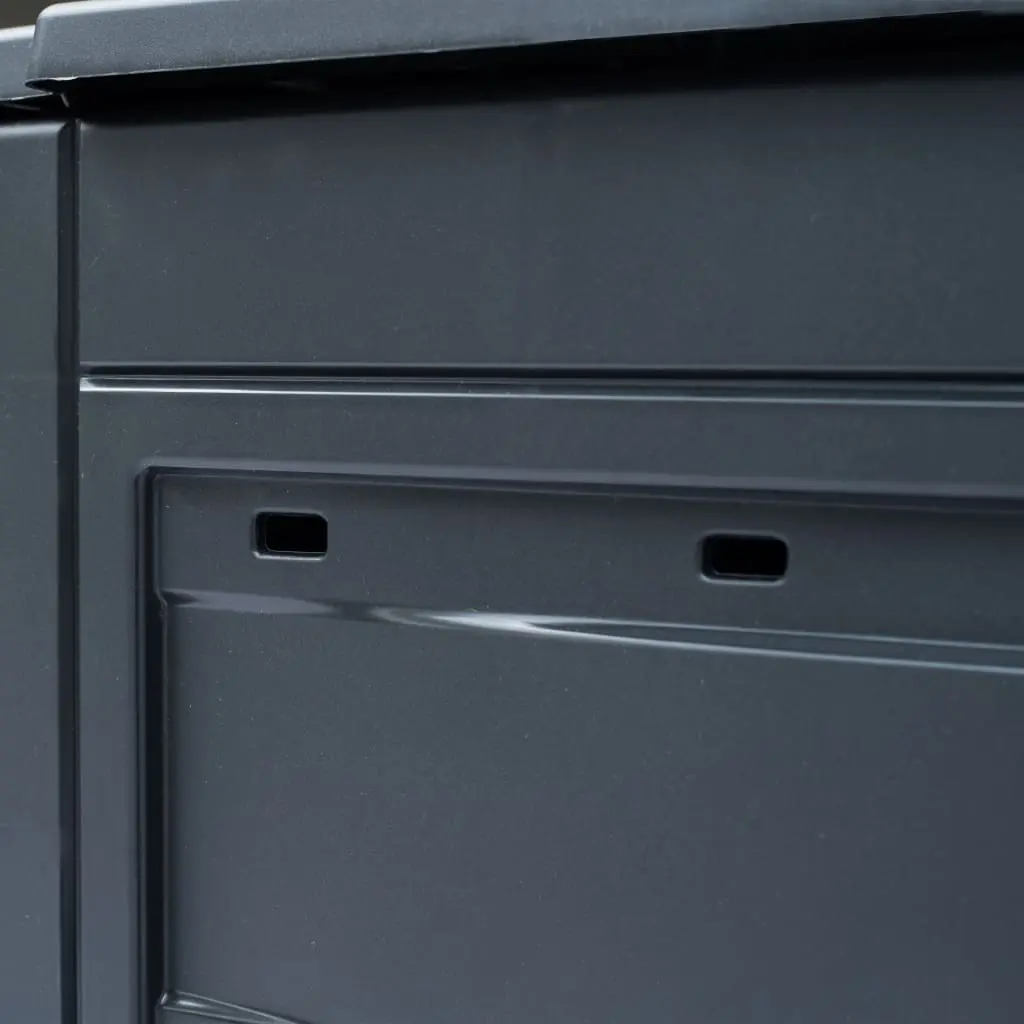 vidaXL Garden Composters 2 pcs Grey 60x60x73 cm 520 L