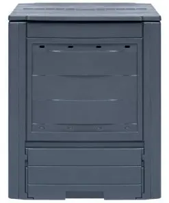 vidaXL Garden Composters 3 pcs Grey 60x60x73 cm 780 L