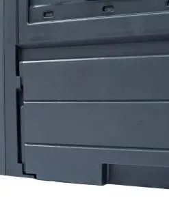 vidaXL Garden Composters 3 pcs Grey 60x60x73 cm 780 L