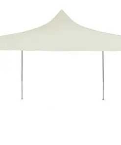 vidaXL Professional Folding Party Tent 2×2 m Steel Cream