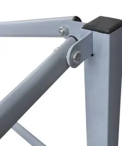 vidaXL Professional Folding Party Tent with 4 Sidewalls 2×2 m Steel Anthracite