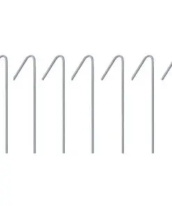 vidaXL Professional Folding Party Tent with 4 Sidewalls 2×2 m Steel Anthracite