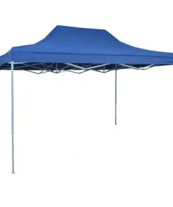 vidaXL Professional Folding Party Tent 3×4 m Steel Blue