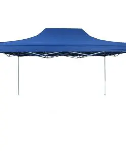 vidaXL Professional Folding Party Tent 3×4 m Steel Blue
