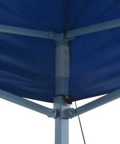 vidaXL Professional Folding Party Tent 3×4 m Steel Blue