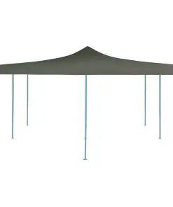 vidaXL Folding Gazebo 5×5 m Anthracite