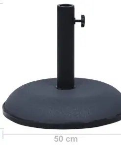 vidaXL Parasol Base 30 kg Dark Grey Steel and Cement